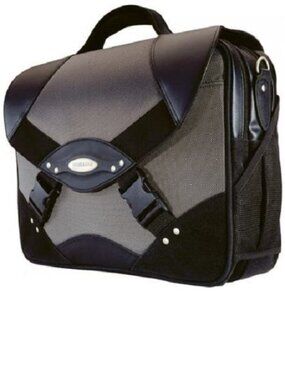 Mobile Edge Heritage Premium 15.4" Laptop Notebook Briefcase Shoulder Bag, Gray
